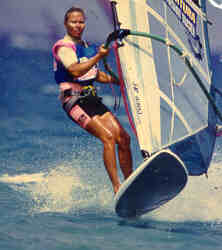 Sabine...Windsurfing World Cup Fuerteventura 1991