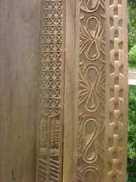 Carved Lamu door.