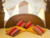 Carved beds from Africa