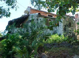 Perched on the top of a hill overlooking the Indian ocean.